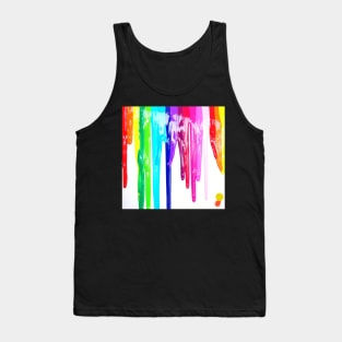 over the rainbow,Paint game Tank Top